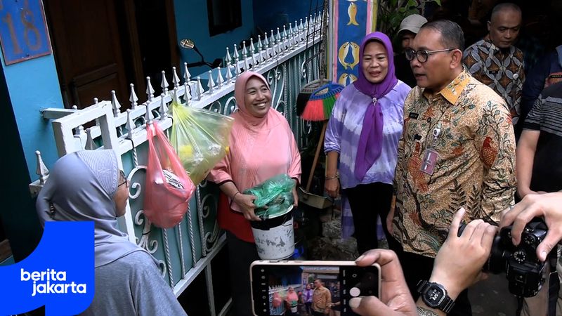 Central Jakarta Continues to Pursue a Target of 50 Percent Waste Sorting