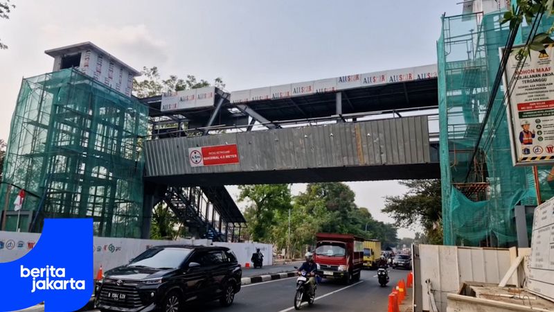 Pembangunan JPO GOR Ciracas Ditargetkan Rampung Desember 2026