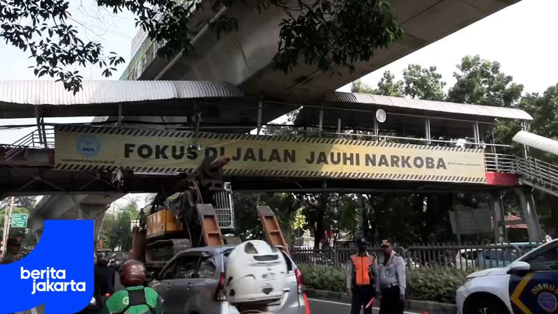 Pramono Instruksikan Dinas Terkait Gerak Cepat Perbaiki JPO Tendean