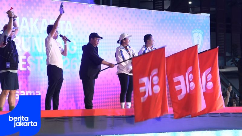 Pramono Puji Antusiasme Warga Sukseskan Jakarta Running Festival 2026