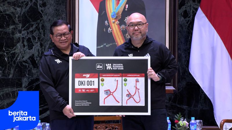 Supporting JRF, Pramono Offers Free Public Transportation for Participants