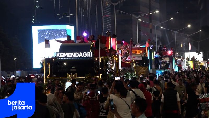 Karnaval Kendaraan Hias Meriahkan Semarak Kemerdekaan di HI
