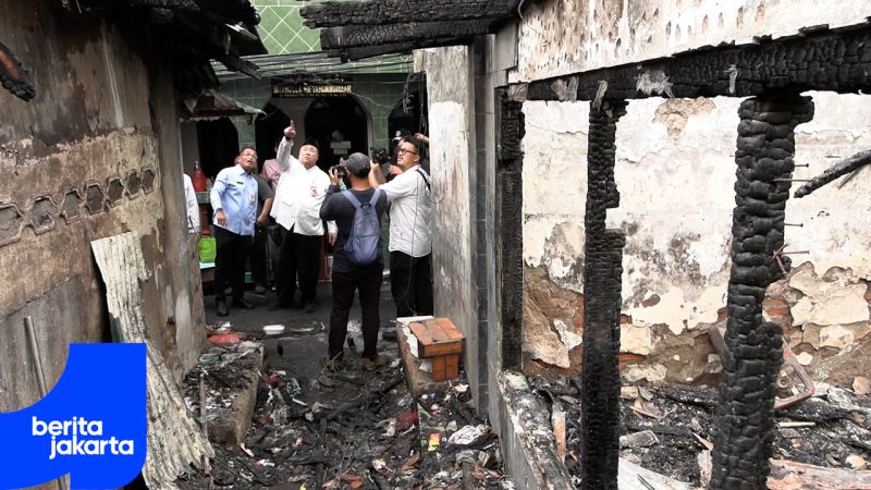 Sudin Pendidikan Wilayah II Jakpus Bantu Pelajar Terdampak Kebakaran