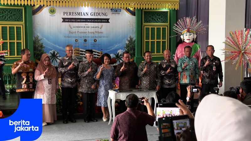 Resmikan Labschool Ciracas, Pramono Optimis Kualitas Pendidikan Jakarta Semakin Tinggi