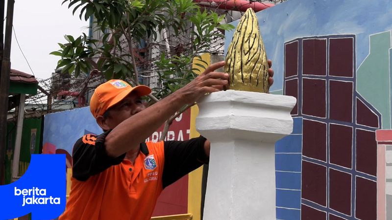 Lahan Tidur di RW 04 Ciracas Disulap Jadi Kawasan Asri