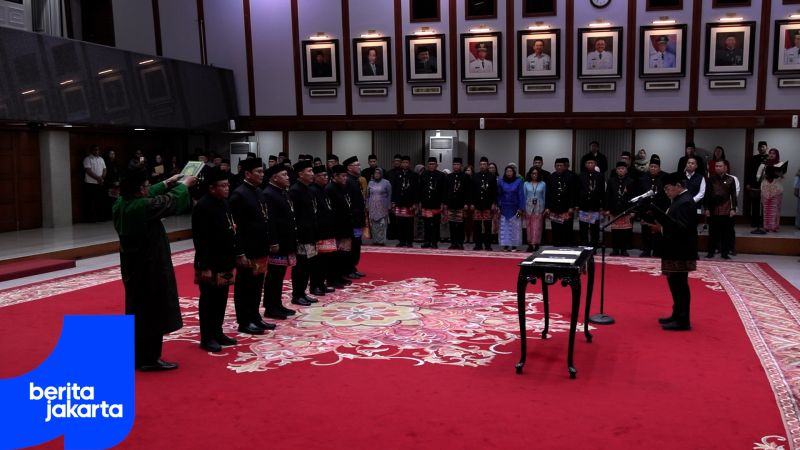 Lantik Tujuh Pejabat Eselon II, Pramono Tekankan Inovasi dan Transparansi