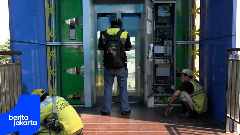 Dinas Bina Marga Gerak Cepat Perbaiki Lift JPO Lenteng Agung