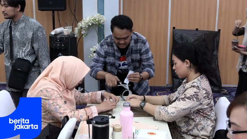 DWP DKI Bekali Anggota Keterampilan Kreasi Makrame