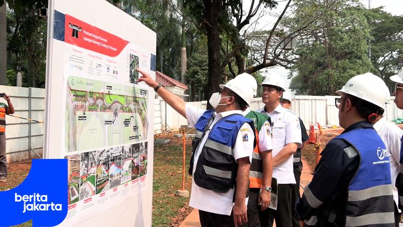 Rano Tinjau Penataan Integritasi Lapangan Banteng dan Gedung AA Maramis
