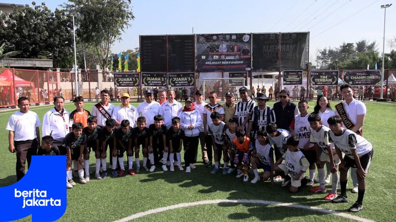 Turnamen Mini Soccer Jakbar Disambut Antusias Masyarakat