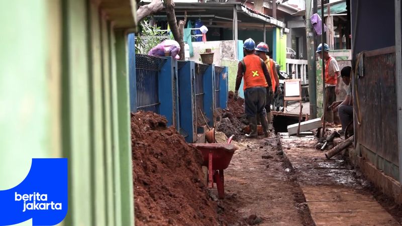 Genangan Hilang, Warga RW 01 Kelurahan Munjul Apresiasi Pembangunan Saluran Air
