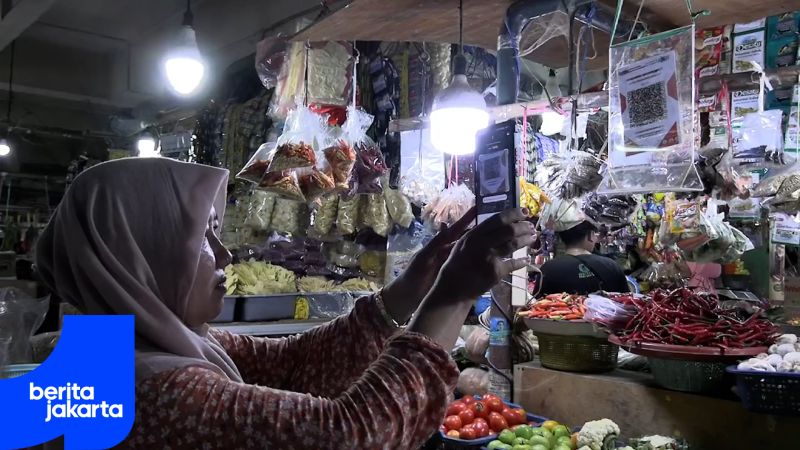 Transaksi Digital di Pasar Palmeriam Meningkat