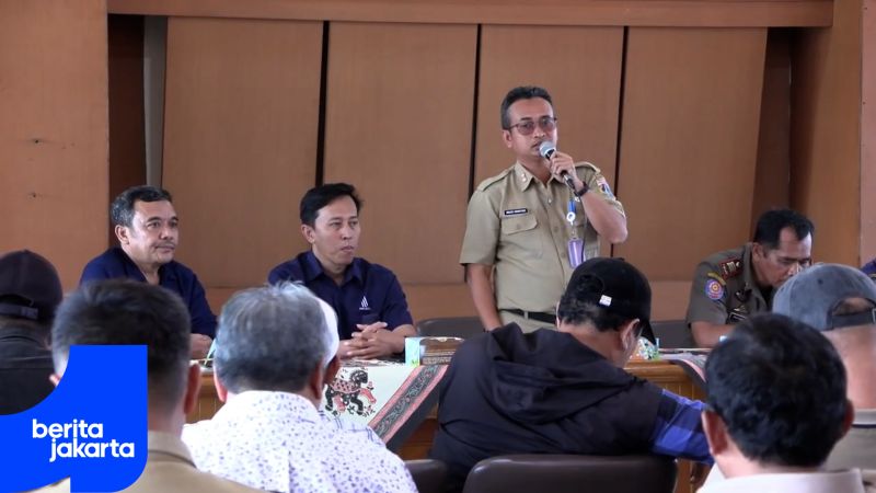 PAM Jaya Sosialisasikan Pembangunan Pipa di Kelurahan Sukabumi Selatan