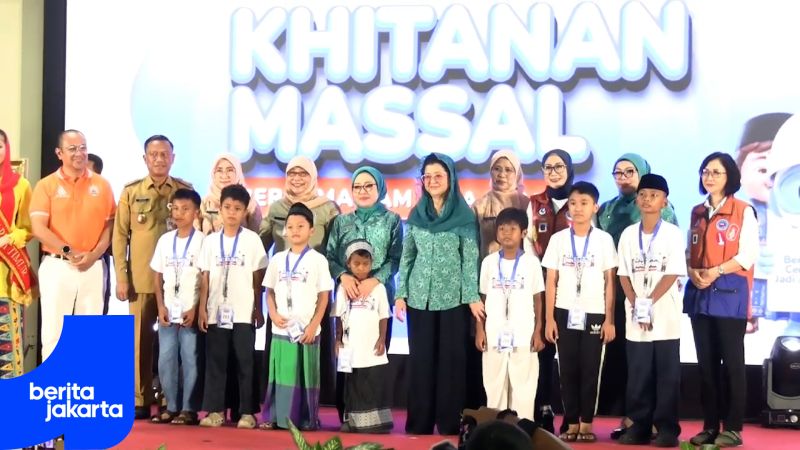 PAM Jaya Bersinergi Gelar Sunatan Massal Gratis di Jaktim