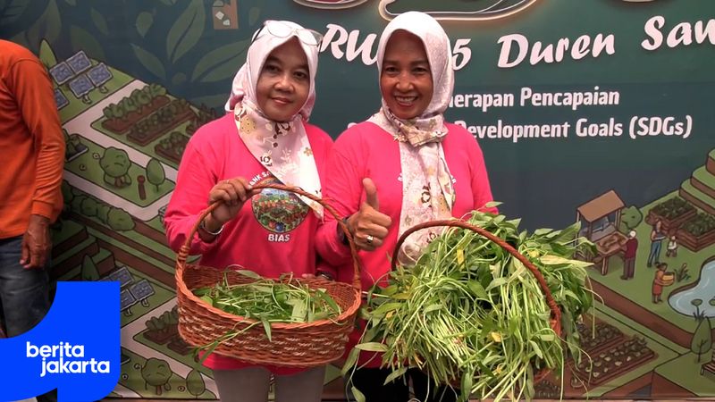 RW 15 Duren Sawit Terus Giatkan Urban Farming dan Pengolahan Sampah