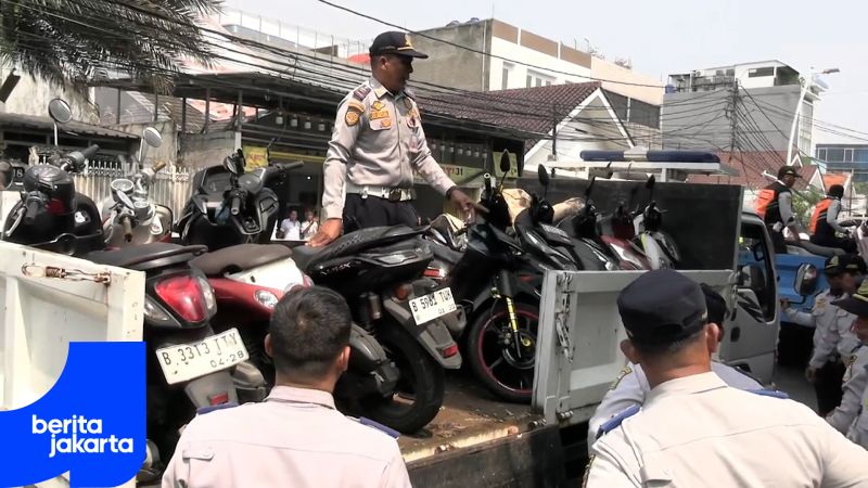 Sudinhub Jaktim Gelar Operasi Besar Penertiban Parkir Liar