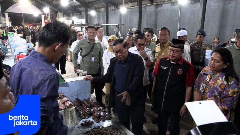 Pemprov DKI Relokasi Ratusan Pedagang Kramat Jati ke Lokbin
