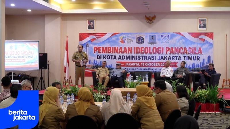 22 Pasang Purna Paskibraka Jaktim Dapatkan Pembinaan Ideologi Pancasila