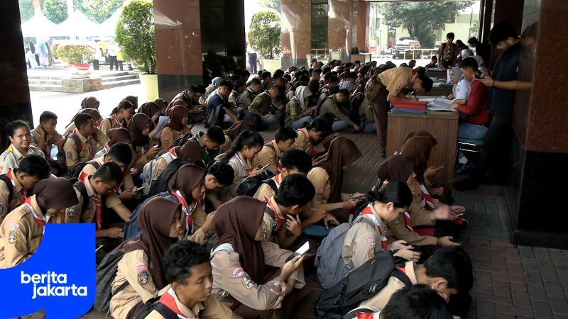Hundreds of Students Compete for Spots in Central Jakarta’s Flag-Raising Squad 2026