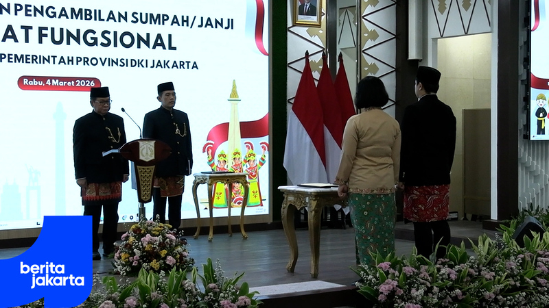 Pramono Lantik 521 Pejabat Fungsional di Lingkungan Pemprov DKI