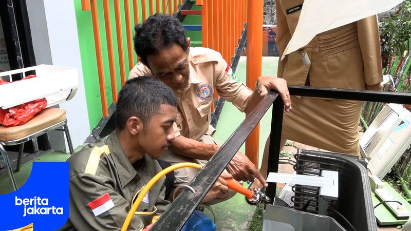 10 Warga Galur Ikuti Pelatihan Teknik AC dari PPKD Jakarta Pusat