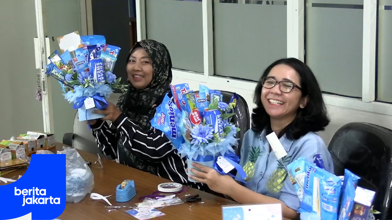 Snack Bouquet Training at the South Jakarta Enthusiastically Participated