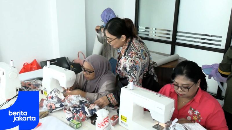 Antusiasnya Warga Tanah Tinggi Ikuti Pelatihan Tata Busana