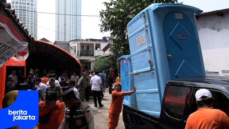 Kebutuhan Penyintas Kebakaran Kebayoran Lama Utara Dipastikan Terpenuhi