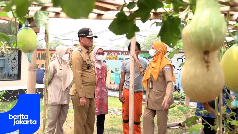 TP PKK Semanan Manfaatkan Lahan Kosong Jadi Urban Farming