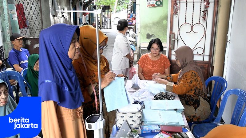 Puluhan Lansia dan Balita Ikuti Layanan Posyandu Utan Panjang