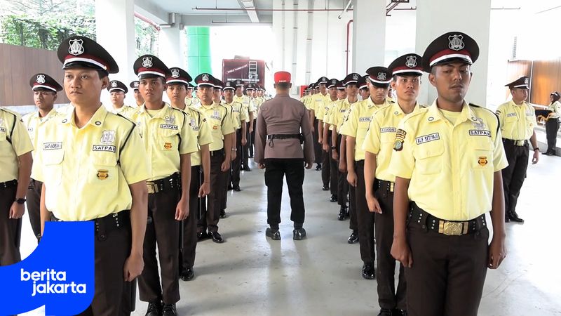 50 Peserta Rampungkan Pelatihan Satpam Gada Pratama PPKD Jakpus