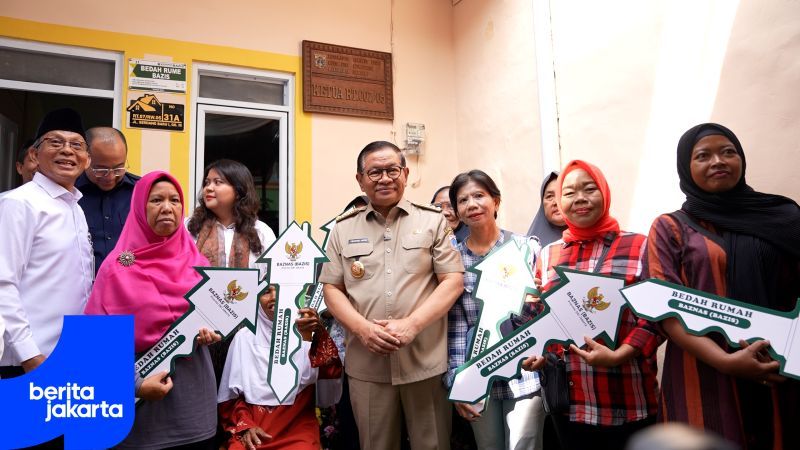 Providing Decent Shelter: Pramono Launches 26 Renovated Houses for Residents