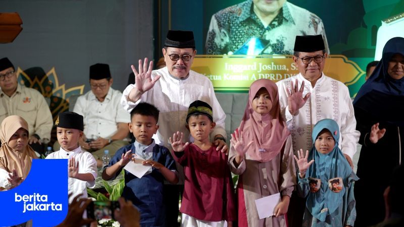 Puji Kerukunan Warga, Pramono Pastikan Jakarta Kondusif Jelang Idulfitri