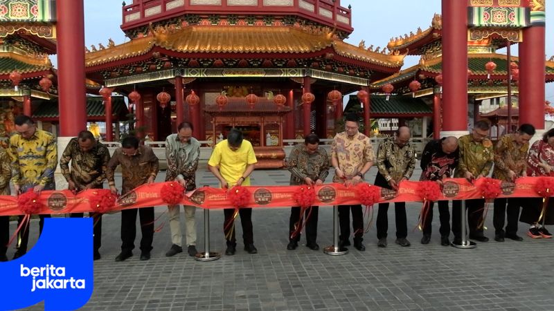 Pramono Resmikan Kelenteng Tian Fu Gong