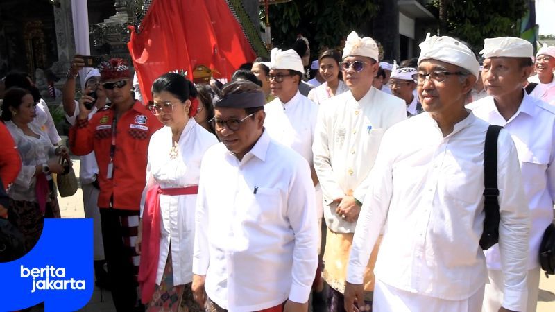 Hadiri Upacara Melasti, Pramono Ajak Warga Jaga Toleransi