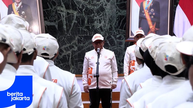 Pramono Lepas Kontingen PESONAS DKI Jakarta