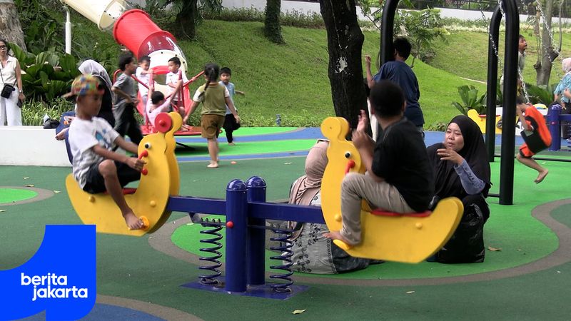 Serunya Bermain di Taman Bendera Pusaka