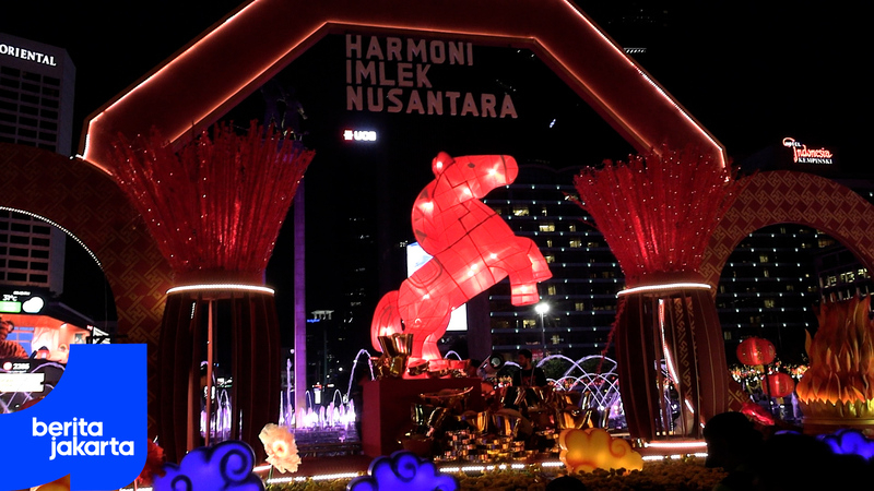 Pemprov DKI Gelar Transisi Imlek Menuju Ramadan di Bundaran HI