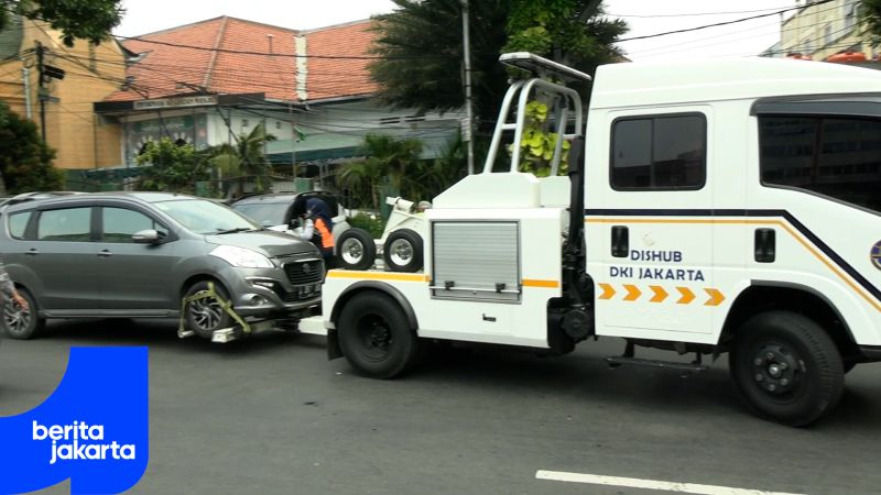 Ratusan Kendaraan Terjaring Operasi Penertiban Parkir Liar