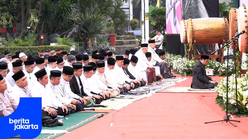 Gelar Salat Idulfitri di Balai Kota, Pemprov DKI Ajak Warga Jaga Jakarta