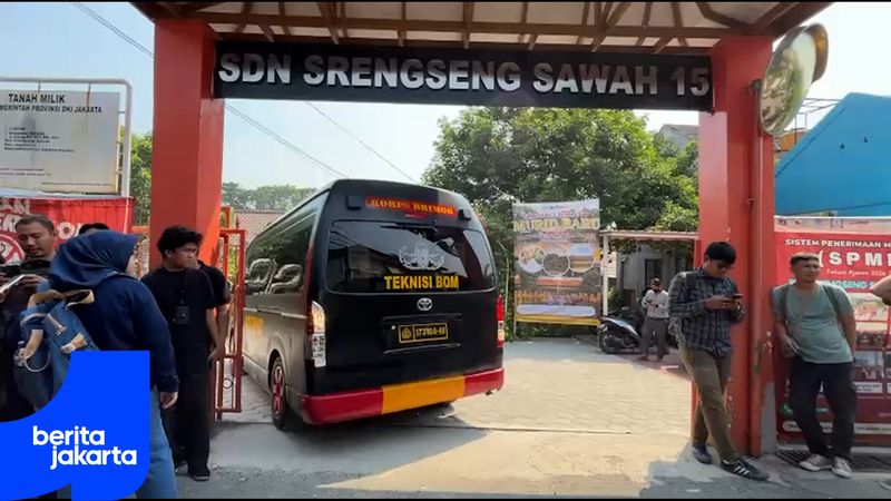 Pramono Pastikan Kegiatan di SDN Srengseng Sawah 15 Sudah Berjalan Normal