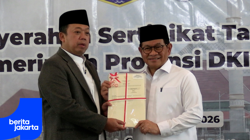 Jakarta Receives 3,922 Asset Certificates Valued at Rp 102 T
