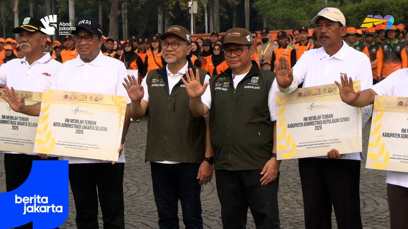 Pemprov DKI Gelar Apel Jaga Jakarta Pilah Sampah