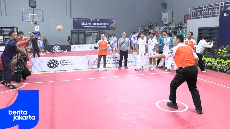 Target Emas PON 2028, Dispora DKI Helat Invitasi Sepak Takraw Pelajar