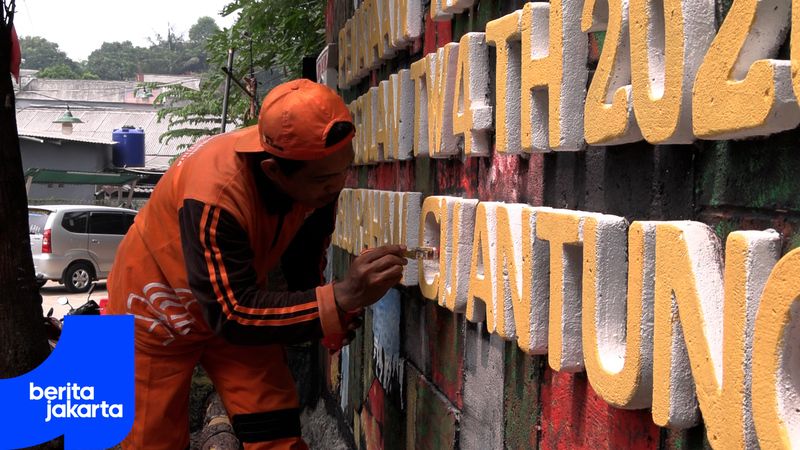 Lahan Tidur di RW 02 Cijantung Disulap jadi Taman Interaktif