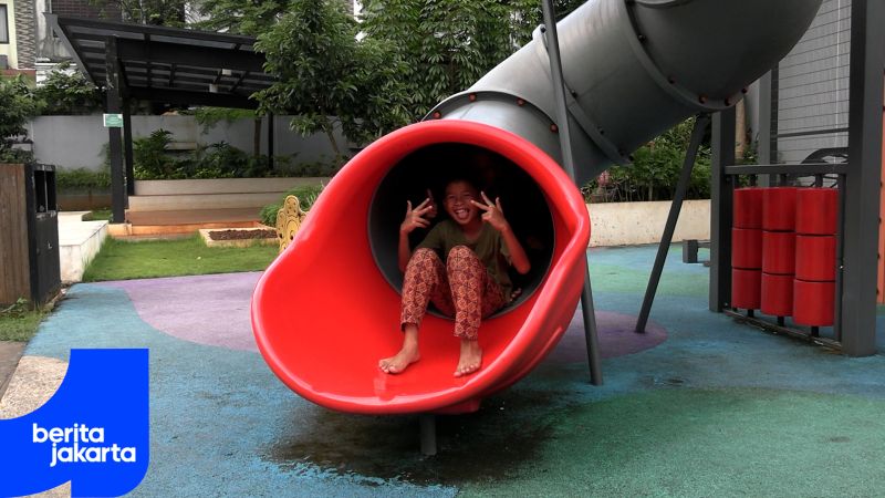 Taman Telur Jadi Favorit Warga Mampang Prapatan Nikmati Sore