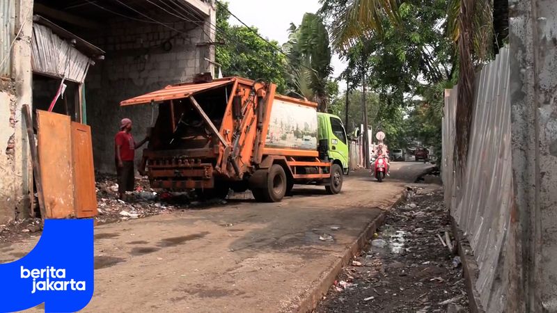 Tumpukan Sampah di TPS Kedaung Kaliangke Sudah Bersih