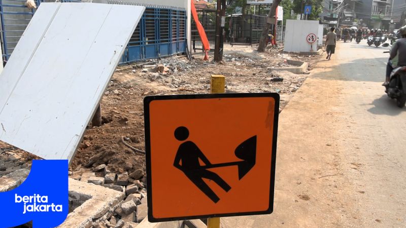Sudin Bina Marga Jakpus Revitalisasi Trotoar di Tiga Ruas Jalan