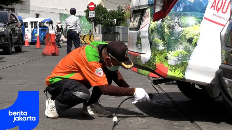 Uji Emisi Kendaraan Gratis di Terminal Blok M Disambut Antusias Warga