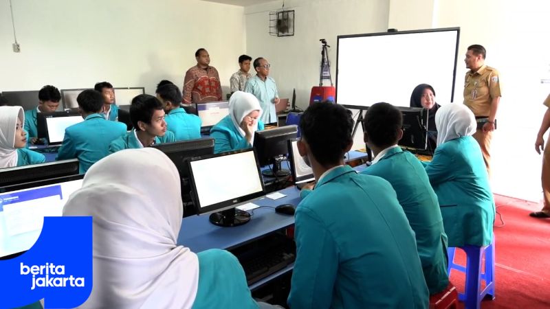 Tes Kompetensi Akademik SMK di Jakarta Barat Berjalan Lancar